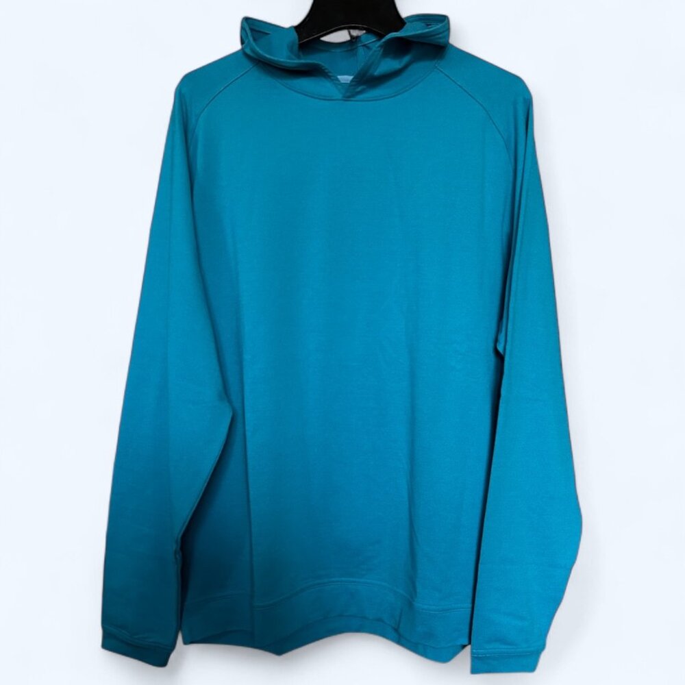 Peter Millar Crown Sport Pine Performance Hoodie Pullover Jablu MS23EK45 Size S